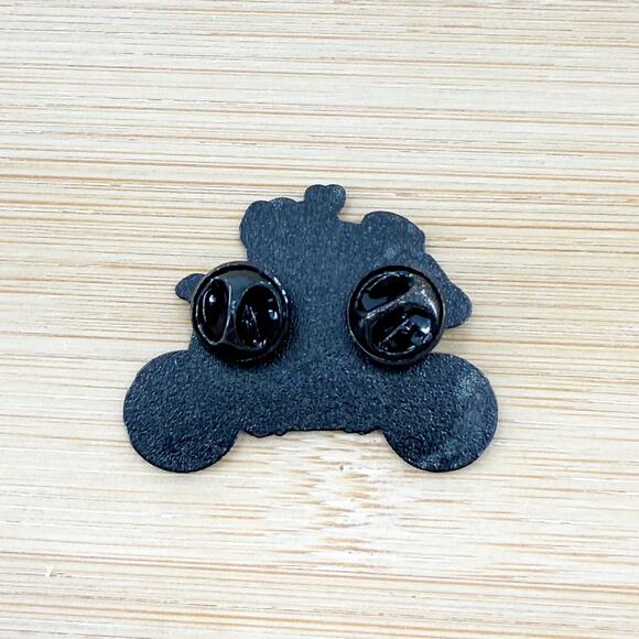 Frog and Toad Together on Bike Enamel Pin - Picture 2 of 4